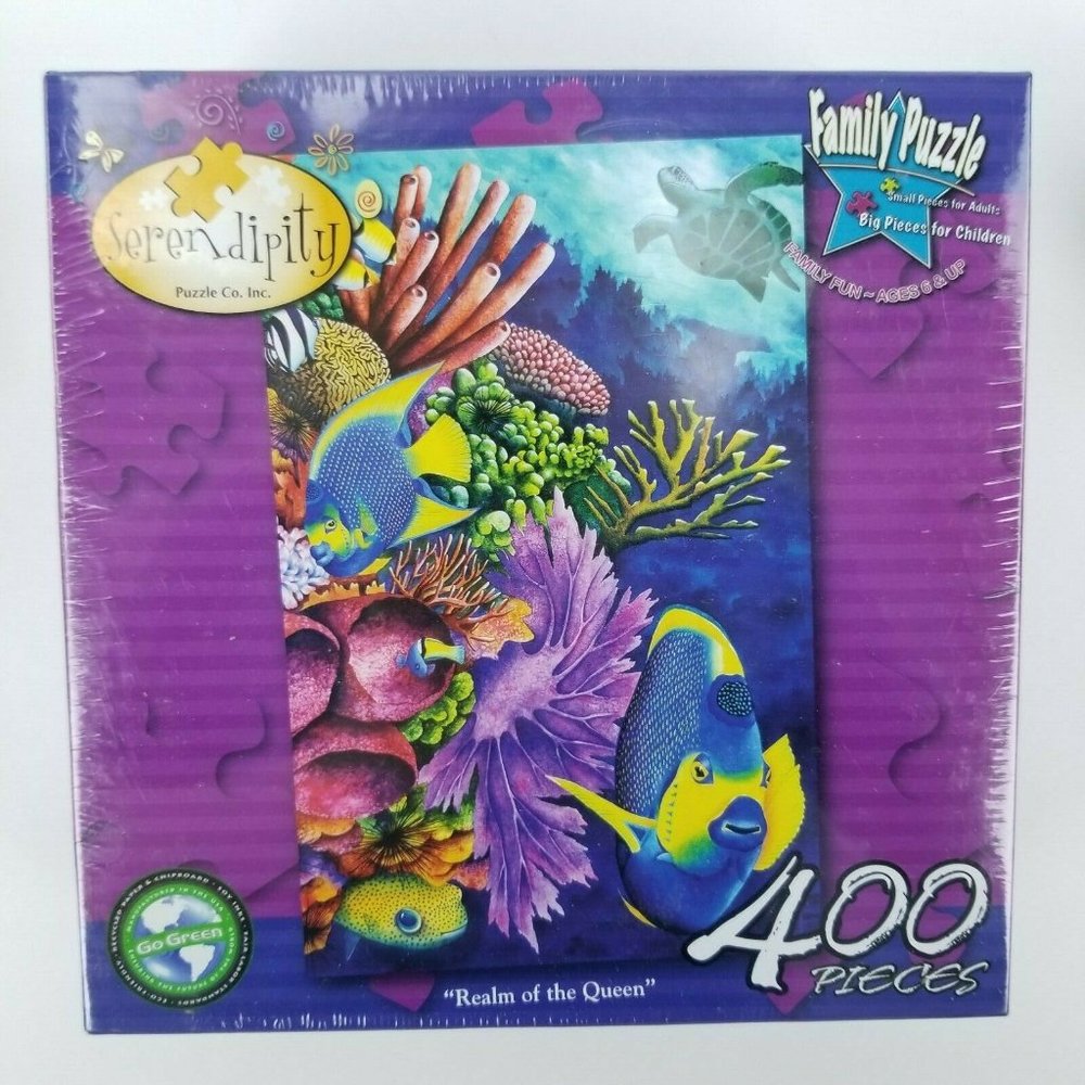 New Serendipity 400 Piece Family Puzzle Oceanic